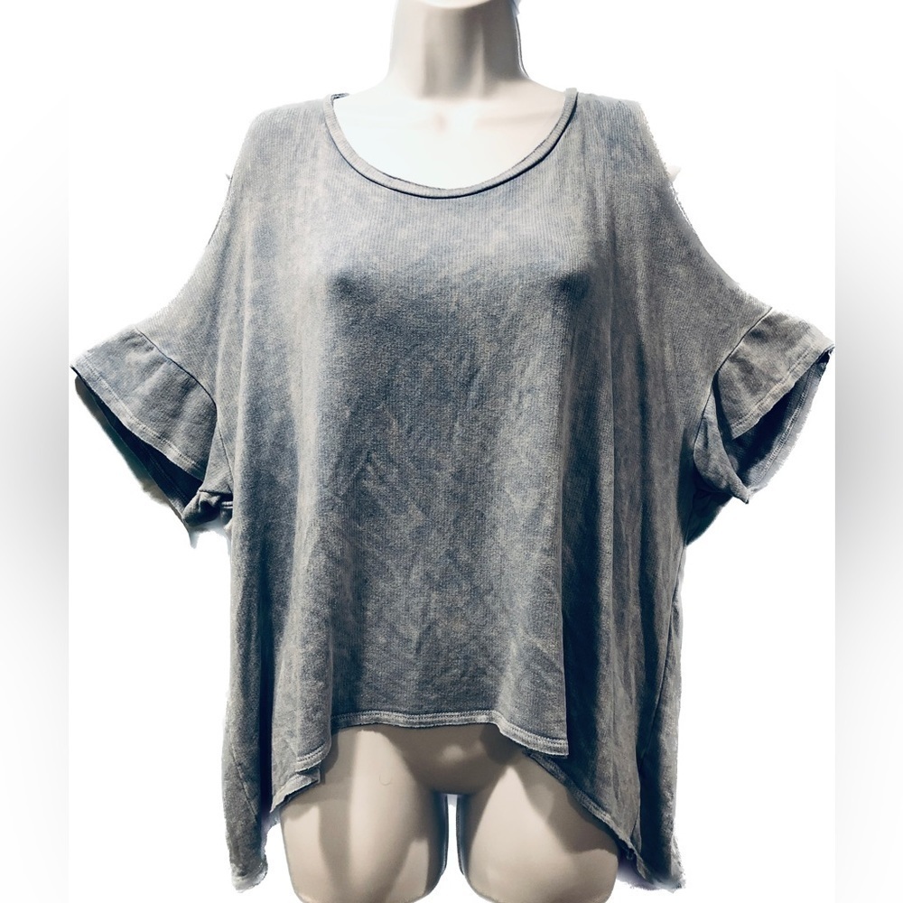 Mona B Blue Short Sleeve Shirt!